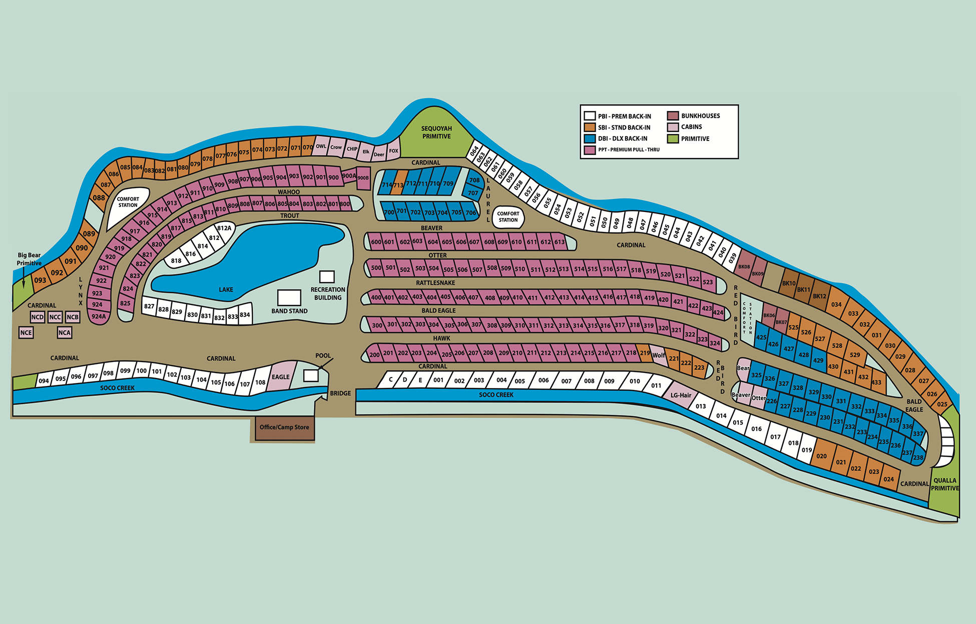 Happy Holiday RV Map